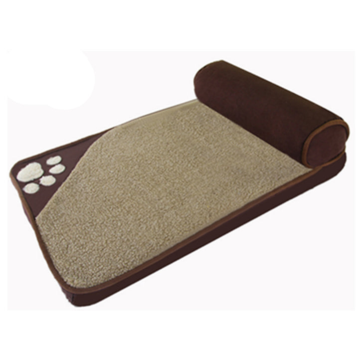 Dog Kennel Pet Bed With Pillow Bed