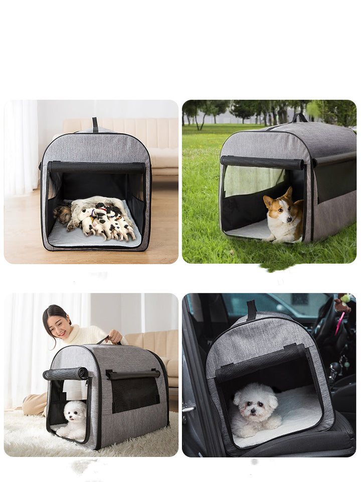 Cozy and Portable Pet Kennel